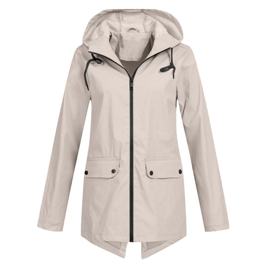 Astrid | Damen Anorak Mantel mit Kapuze - Image 1