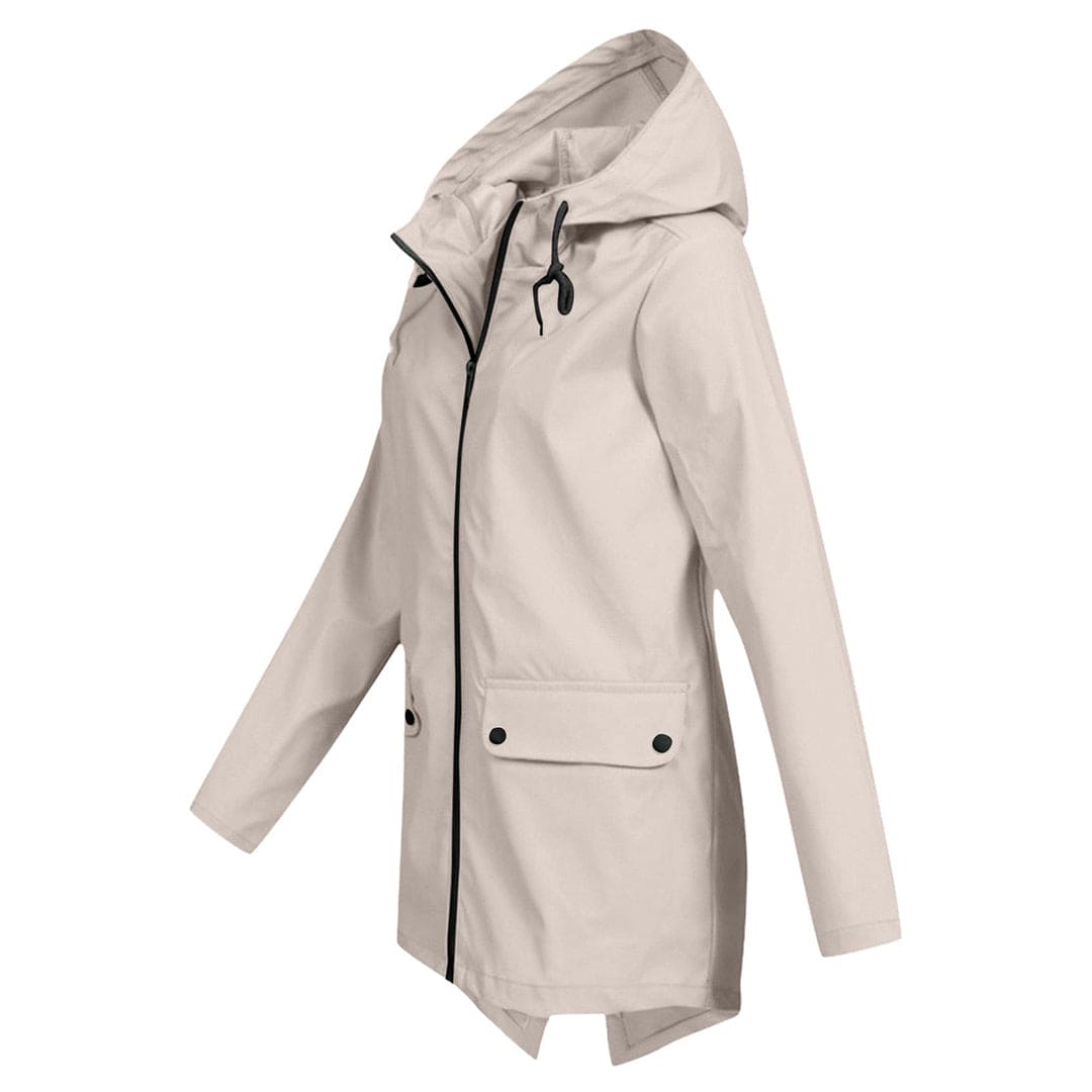 Astrid | Damen Anorak Mantel mit Kapuze - Image 2