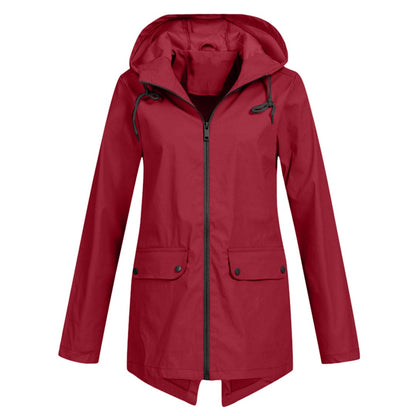 Astrid | Damen Anorak Mantel mit Kapuze - Image 4