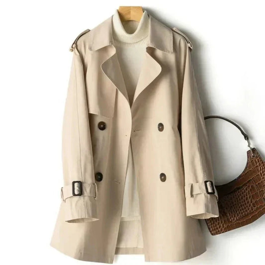 Karina | Damen Zweireiher Trenchcoat - Image 1