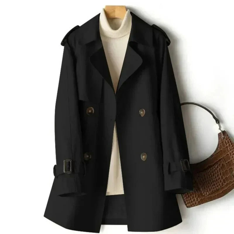 Karina | Damen Zweireiher Trenchcoat - Image 2