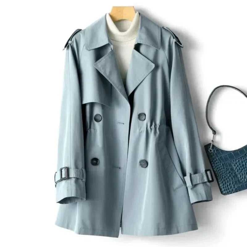 Karina | Damen Zweireiher Trenchcoat - Image 3