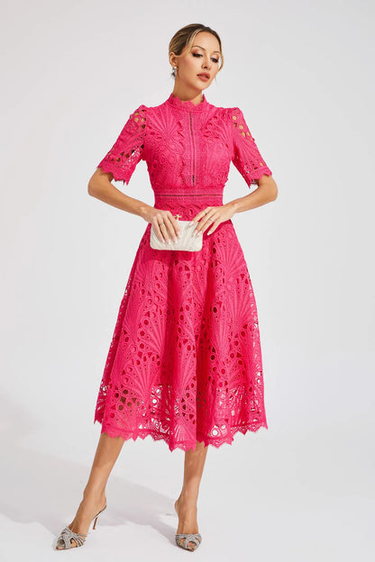 Joelle | Elegantes Midikleid aus Spitze für anspruchsvolle Frauen - Image 2
