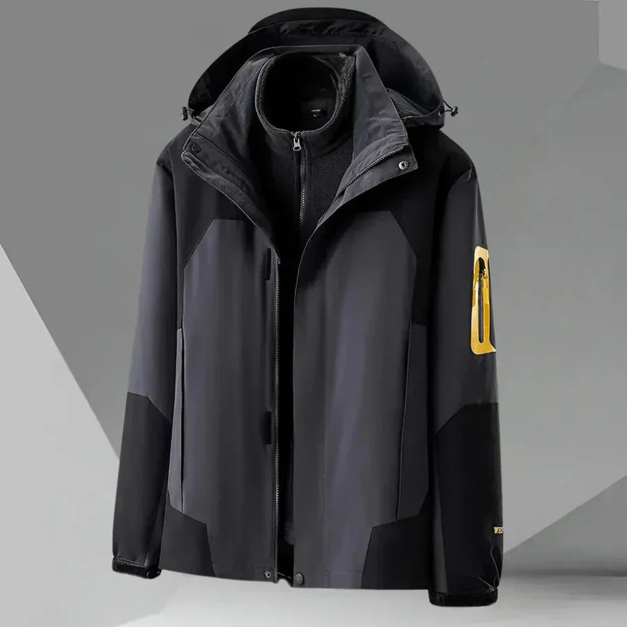 Felix | Herren Kapuzen Color Block Jacke - Image 1