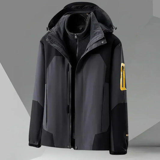 Felix | Herren Kapuzen Color Block Jacke - Image 1