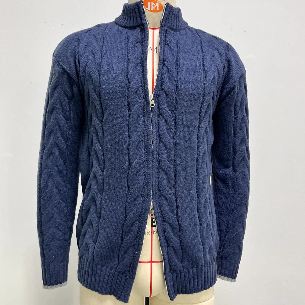 Hannes | Herren Strickjacke mit Reißverschluss