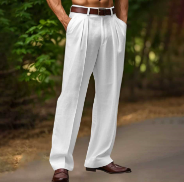 Henrik | Leichte Sommer-Leinen-Hose für Männer