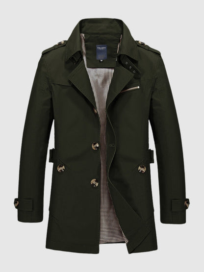 Felix | Herren Zweireiher Trenchcoat - Image 5