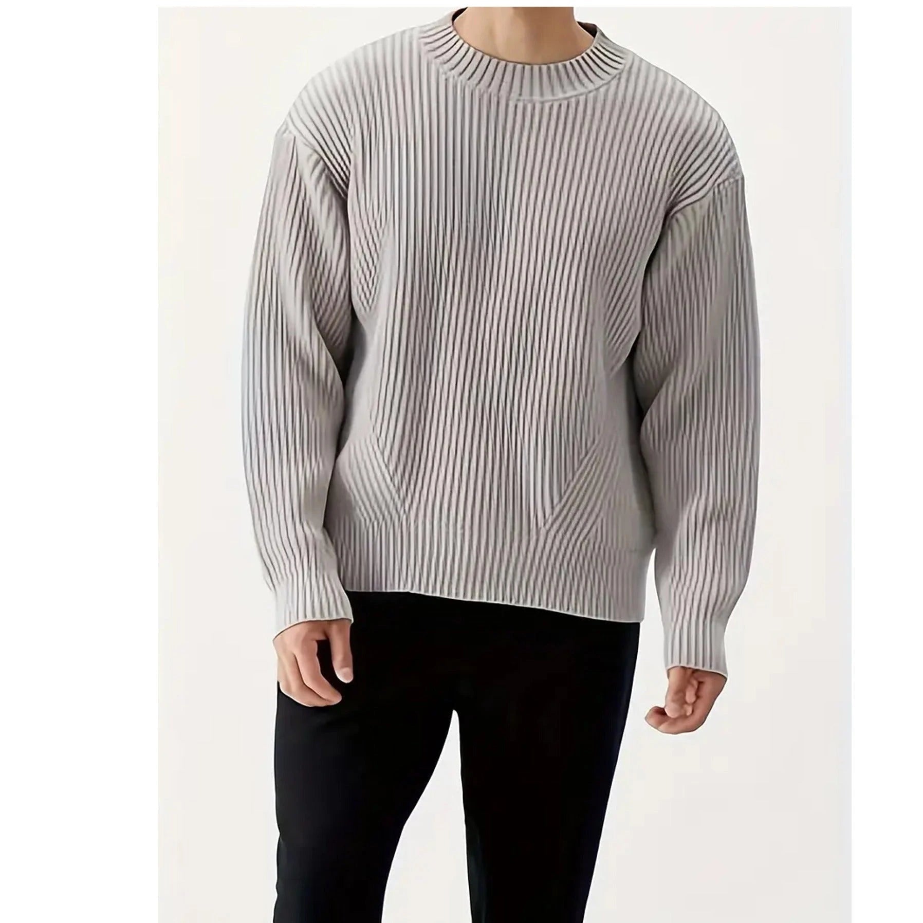 Josef | Herren Oversized Rundhals-Pullover
