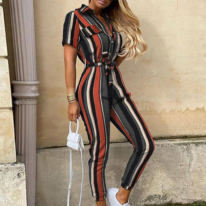 Flora | Stylischer bequemer Jumpsuit - Kurze Ärmel - Leichtgewicht - Image 1