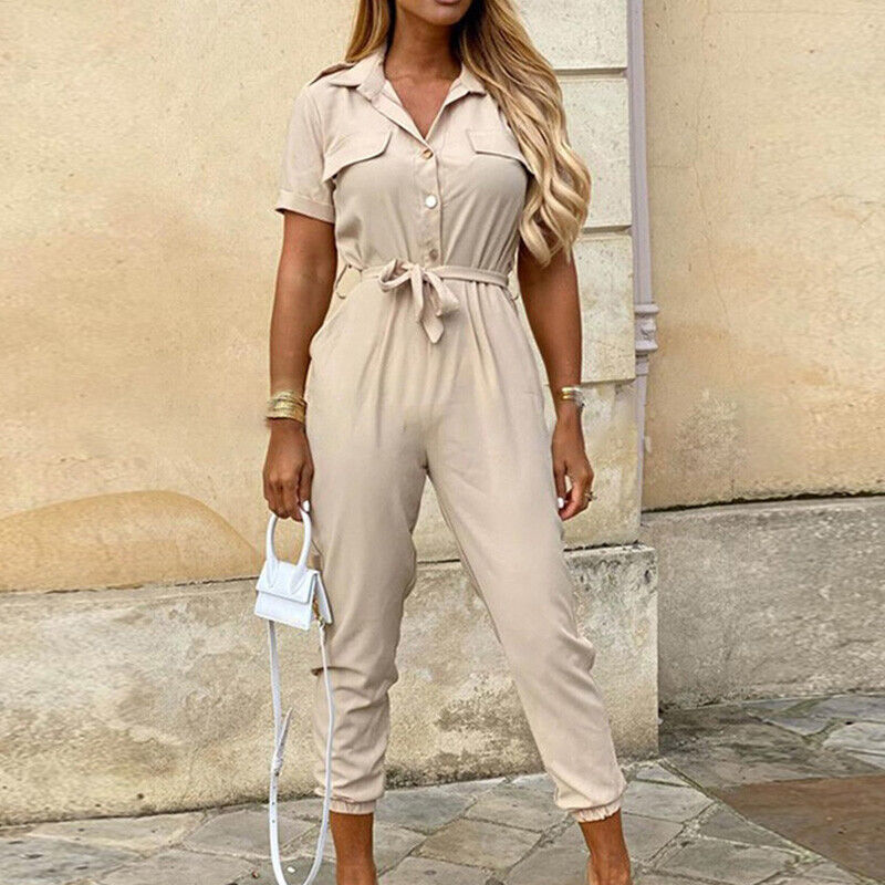 Flora | Stylischer bequemer Jumpsuit - Kurze Ärmel - Leichtgewicht - Image 12