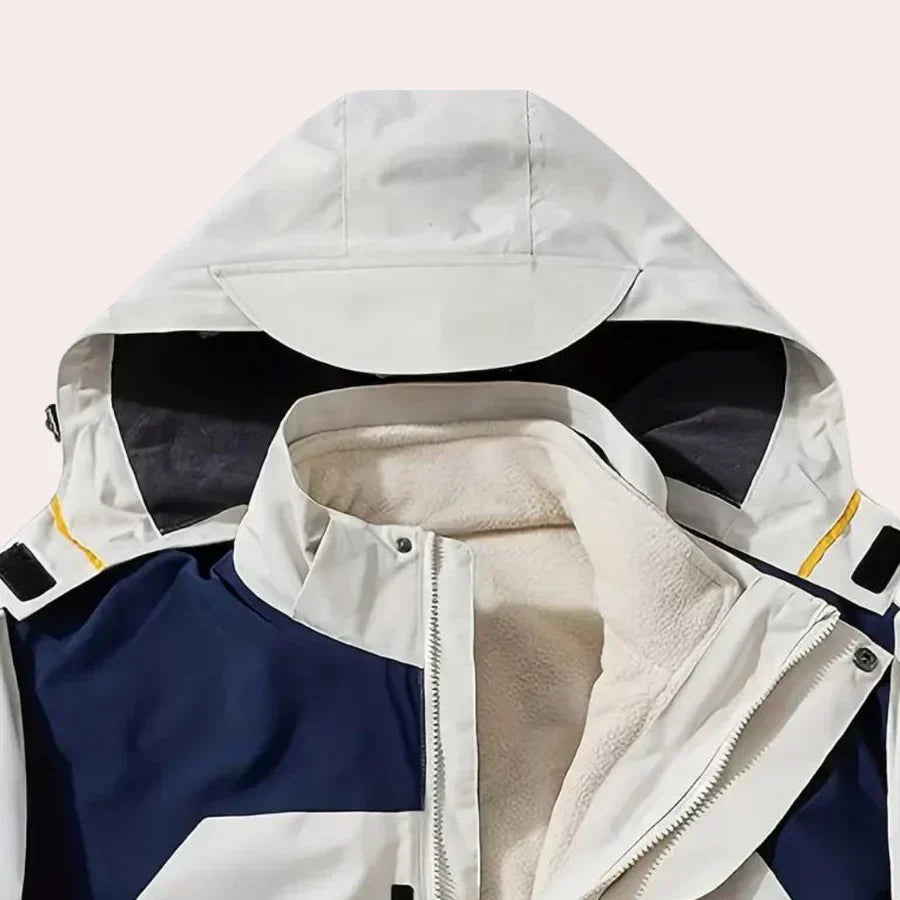 Felix | Herren Kapuzen Color Block Jacke - Image 5