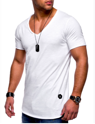 Caspar | Leichtes T-Shirt mit kurzen Ärmeln für Männer