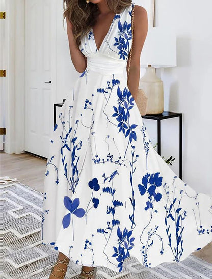 Lore | Zauberhaftes Maxikleid mit Blumenmuster für mühelose Eleganz - Image 2