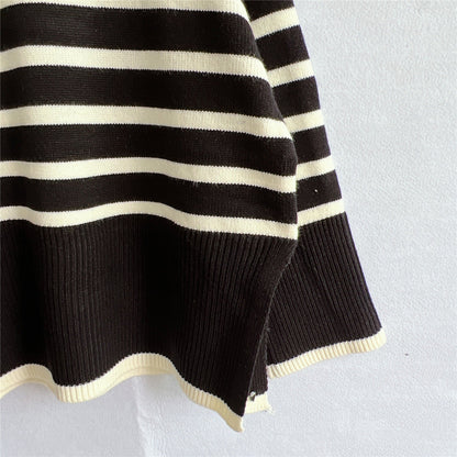 Jacqueline | Gemütlicher gestreifter Strickpullover - Image 14