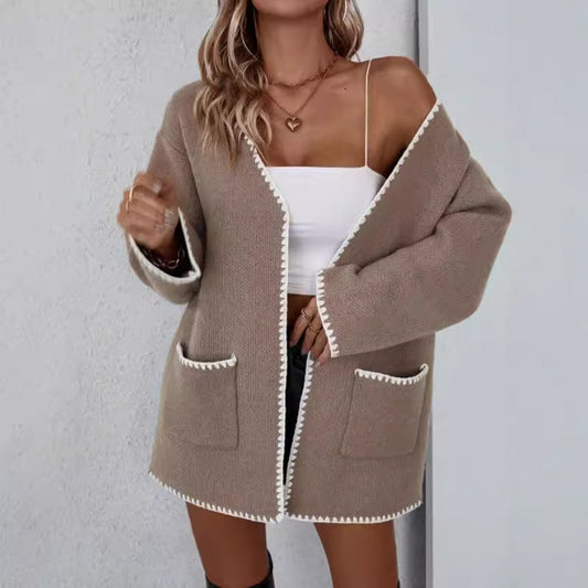 Marie | Damen Cardigan offen - Image 1