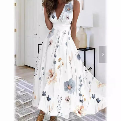 Lore | Zauberhaftes Maxikleid mit Blumenmuster für mühelose Eleganz - Image 5
