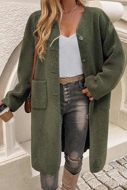 Zoé | Damen Longline Strickmantel - Image 6