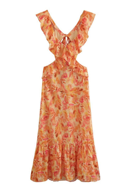 Alma hansen | Elegantes Sommer-Maxikleid mit gerafften Trägern - Image 7