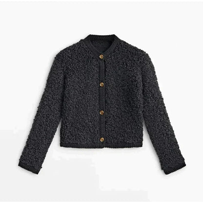 Katja | Damen Strickjacke mit Knopfleiste - Jacke - Image 5