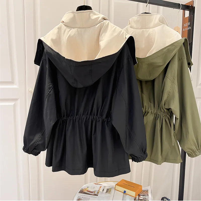 Nina | Damen Oversized Kragen Jacke - Image 13