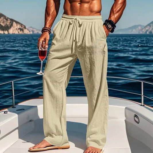 Timo | Entspannte Leinenhosen für mühelosen Sommerstil - Image 1