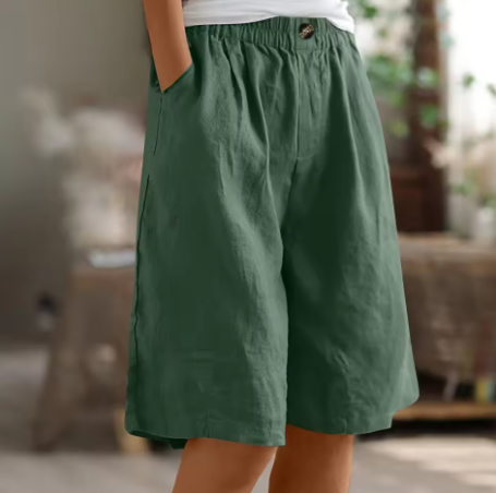 Jule | Bequeme, atmungsaktive Leinen-Shorts für den Sommer - Image 9