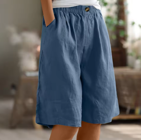 Jule | Bequeme, atmungsaktive Leinen-Shorts für den Sommer - Image 4
