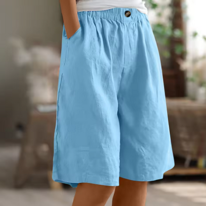 Jule | Bequeme, atmungsaktive Leinen-Shorts für den Sommer - Image 7