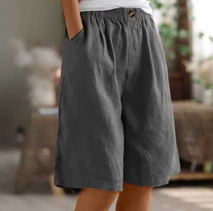 Jule | Bequeme, atmungsaktive Leinen-Shorts für den Sommer - Image 2