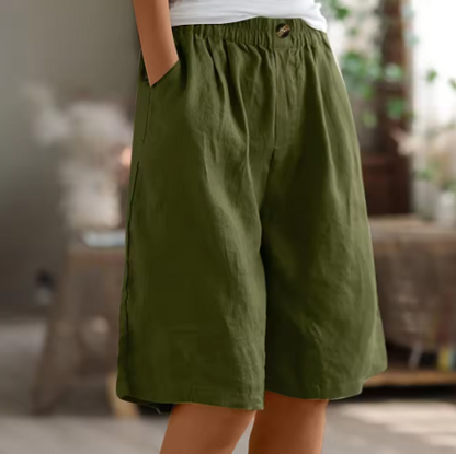 Jule | Bequeme, atmungsaktive Leinen-Shorts für den Sommer - Image 1