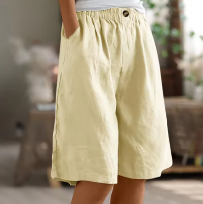 Jule | Bequeme, atmungsaktive Leinen-Shorts für den Sommer - Image 3