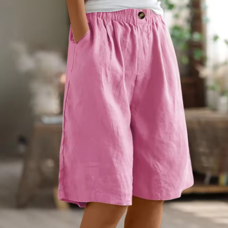 Jule | Bequeme, atmungsaktive Leinen-Shorts für den Sommer - Image 5