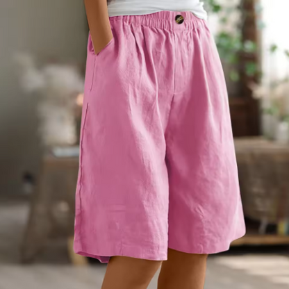 Jule | Bequeme, atmungsaktive Leinen-Shorts für den Sommer - Image 5
