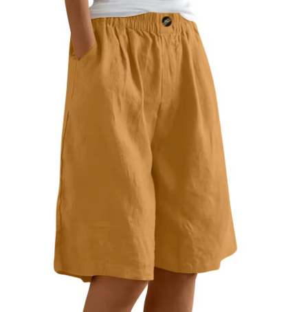 Jule | Bequeme, atmungsaktive Leinen-Shorts für den Sommer - Image 13