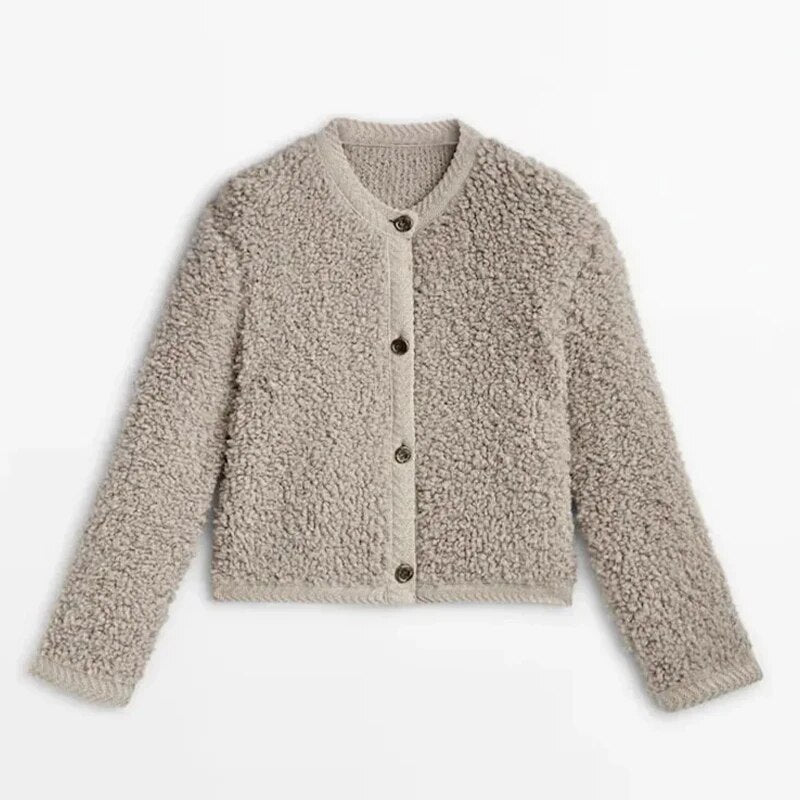 Katja | Damen Strickjacke mit Knopfleiste - Jacke - Image 6