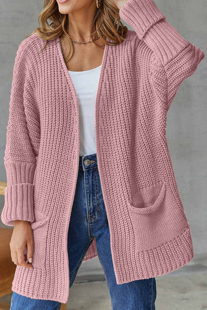 Theresa | Damen Oversize Strick Longstrickjacke - Image 8