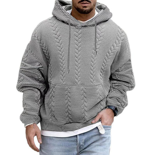 Felix | Herren Strukturierter Pullover Hoodie - Image 1