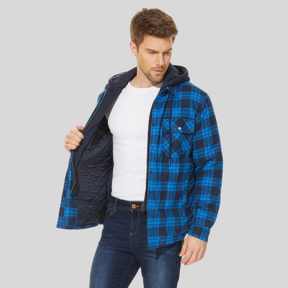 Jakob | Herren Flanelljacke mit Kapuze - Image 2
