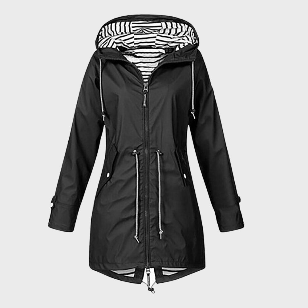 Luzia | Damen Anorak Mantel mit Kapuze - Image 9