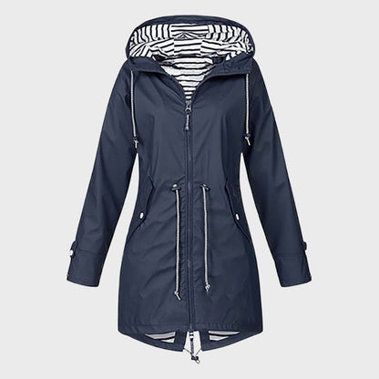 Luzia | Damen Anorak Mantel mit Kapuze - Image 6
