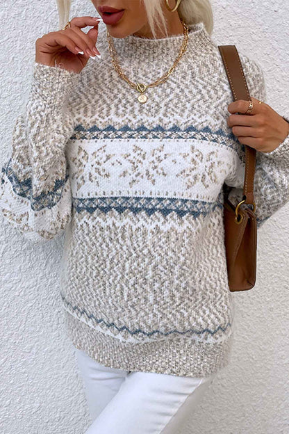 Nora | Damen Fair Isle Rundhals-Pullover - Image 4