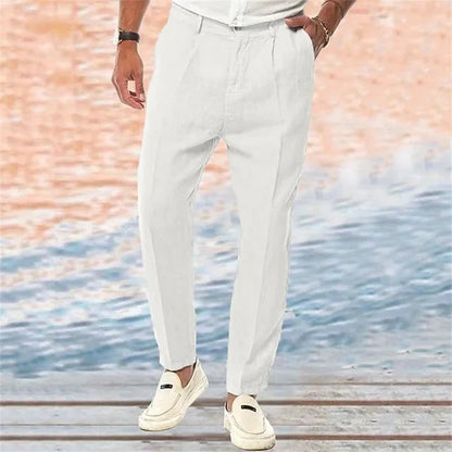 Axel | Stilvolle Sommerhosen aus Leinen für Männer - Image 3