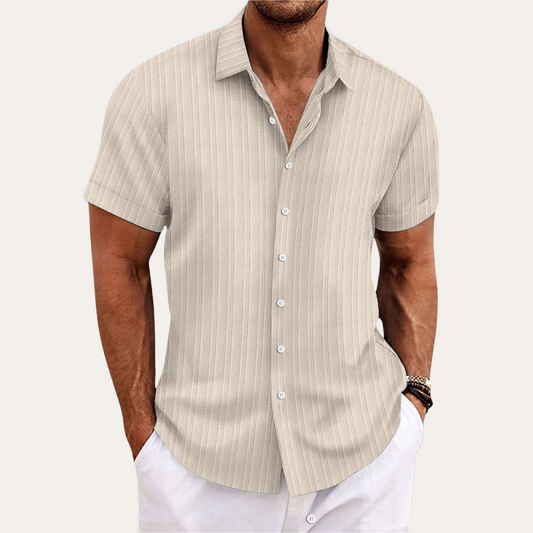 Yannick | Herren Kurzarmhemd Baumwolle - Stilvolles und Bequemes Design - Image 1