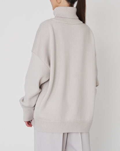 Annemarie | Damen Oversized Rollkragenpullover - Image 7