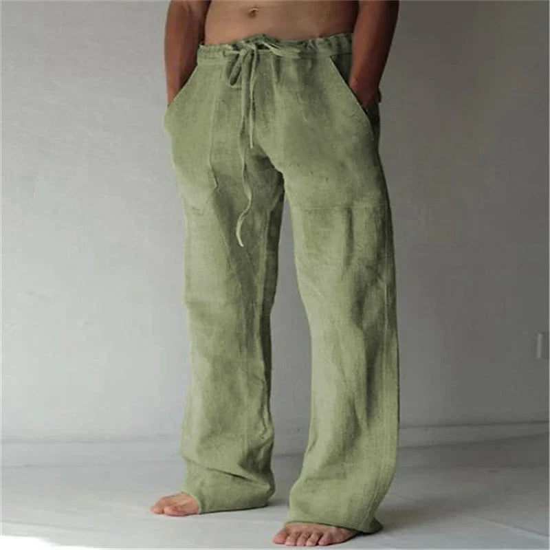 Tom | Bequeme Baggy Leinenhosen für Männer - Image 2