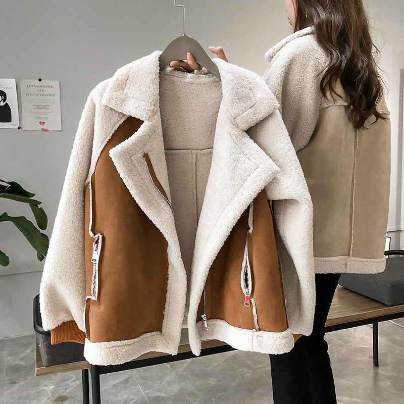 Daniela | Damen Sherpa Fliegerjacke - Image 3