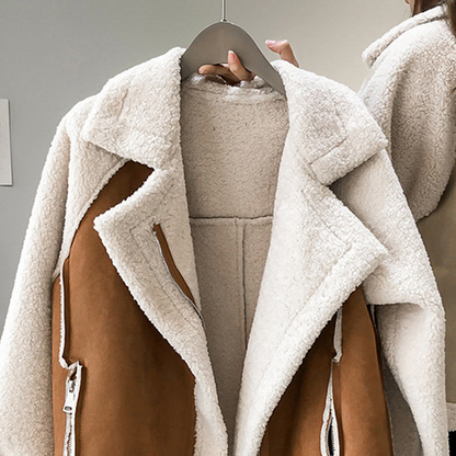 Daniela | Damen Sherpa Fliegerjacke - Image 2
