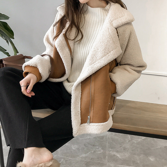 Daniela | Damen Sherpa Fliegerjacke - Image 1