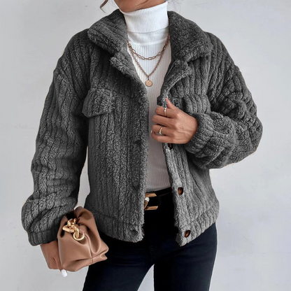 Denise | Damen Button-Down Relaxed Fit Jacke - Image 2